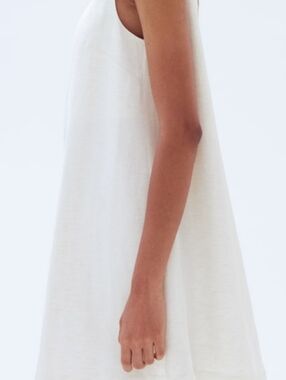 H&M Cream A-Line Mini Dress